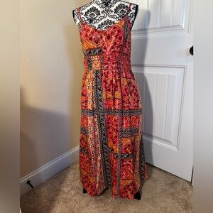 Old Navy White Floral Maxi Dress